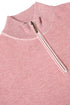 Benetti Menswear Julius Rose 1/4 Zip Premium Cotton Knit Sweater