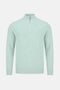 Benetti Menswear Julius Sage 1/4 Zip Premium Cotton Knit Sweater