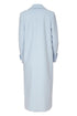 Kate Cooper Wool Mix Coat Sleeve Tabs Arctic Blue Luxury Long Line Occasionwear KCAW26103