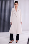 Kate Cooper Double Breasted Long Coat KCAW26111 - Ice