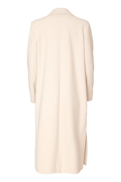 Kate Cooper Double Breasted Long Coat KCAW26111 - Ice