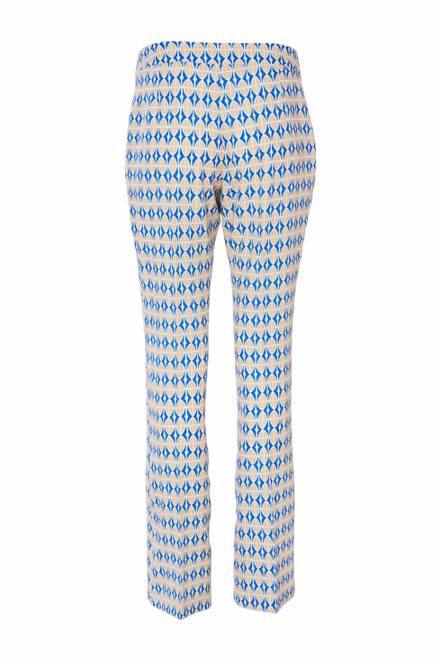 Kate Cooper Bootcut Oval Graphic Print Trousers KCS25118