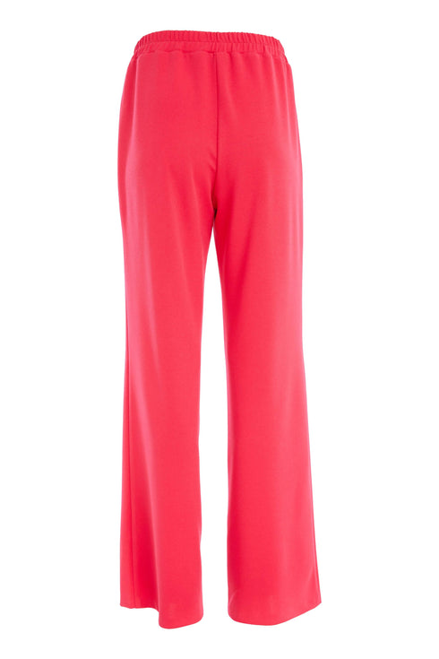 Kate Cooper Wide Leg Soft Pull-Up Trouser – Poppy Red – KCS26122