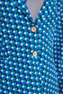 Kate Cooper Single Breasted Geometric Print Blazer – Dazzling Blue – KCS26125