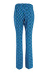 Kate Cooper Boot-Cut Geometric Print Trouser – Dazzling Blue – KCS26126