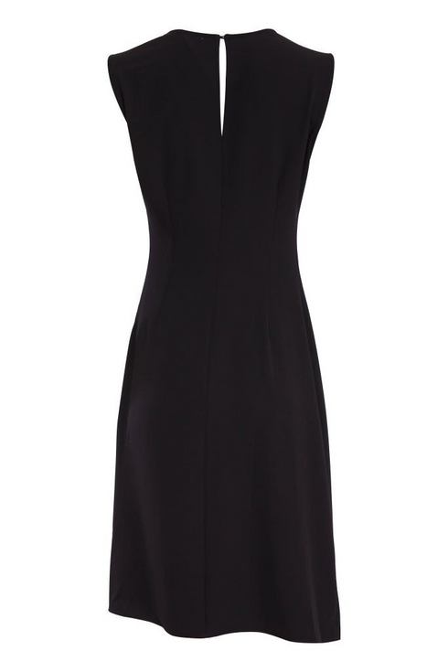 Kate Cooper Sleeveless Vee Neck Dress with Angled Hemline KCS26143