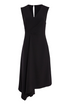 Kate Cooper Sleeveless Vee Neck Dress with Angled Hemline KCS26143