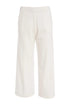 Kate Cooper Wide Leg Cropped Jersey Pull-Up Trouser – Cream – KCS26169