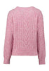 Hailys Ni44alann Cable Knit Crew Neck Jumper KOM-10200 - Light Pink