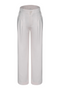 Kimara Fashion Women's Silver White Ivy Travel-Fabric Trousers