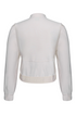 Kimara Fashion Women's Silver White Pearl Bomber 2 Travel-Heavy Jacket
