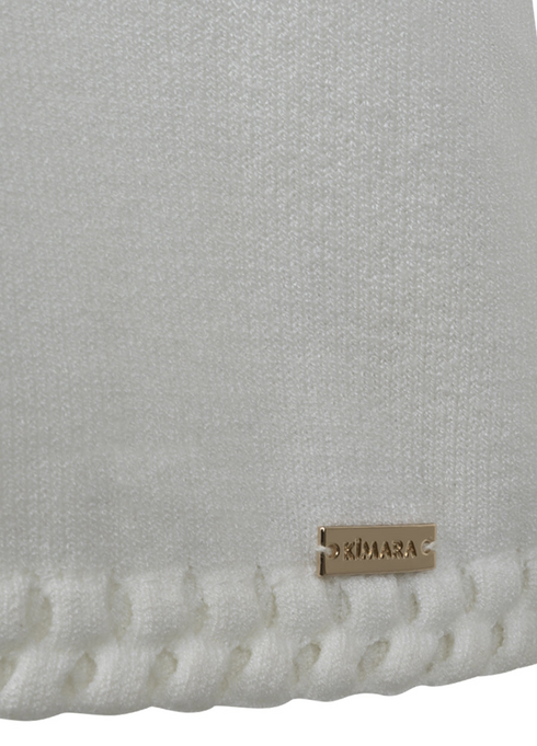 Kimara Fashion Women's Kate Viscose Knit Top with Crochet Trim