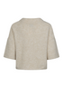 Kimara Fashion Women's Cream Lott Cardigan – Sustainable Knit Button-Down with 3/4 Sleeves