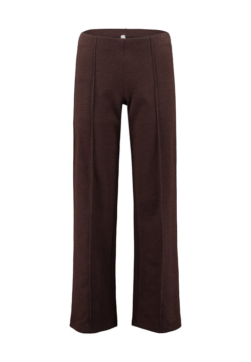 Hailys Ma44ra Wide Leg Corduroy Trousers KY-2510076 - Cocoa Brown