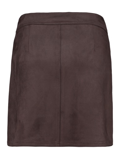 Hailys Womens Ni44ci Faux Suede Mini Skirt KY-2601193 - Cocoa