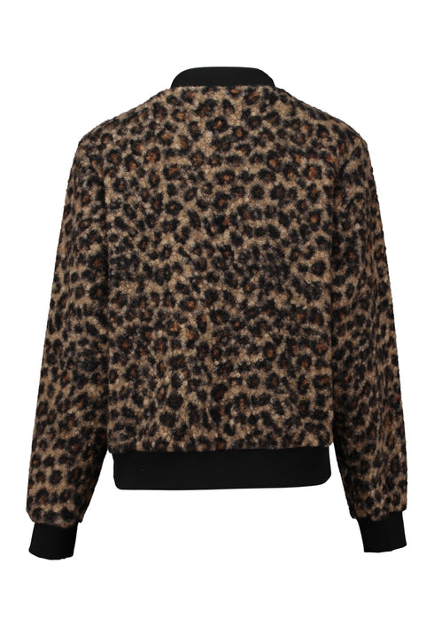 Hailys Do44rothe Leopard-Print Bomber Jacket LA-2601071 - Brown Leopard