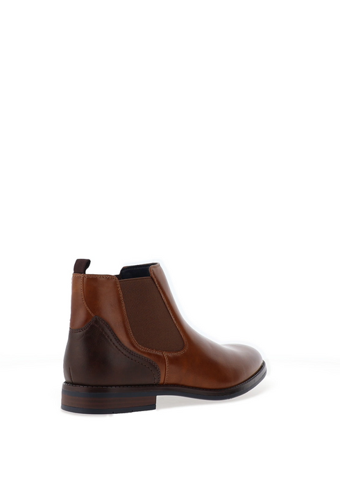 Brent Pope Lawson Leather Chelsea Boot LAWSON WALN - Walnut Mix