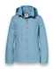 District Women's Light Denim Forget Me Not Water-Repellent Hooded Jacket