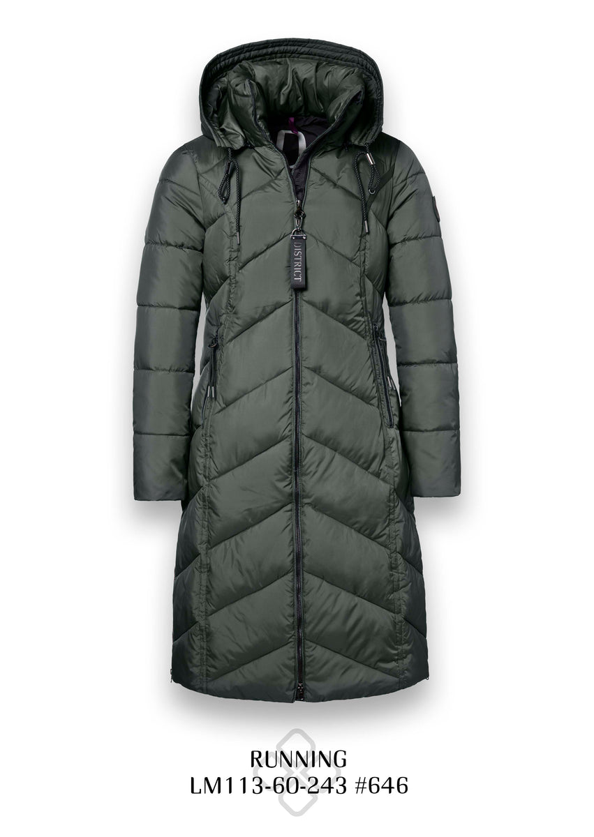 Running puffer jacket sale