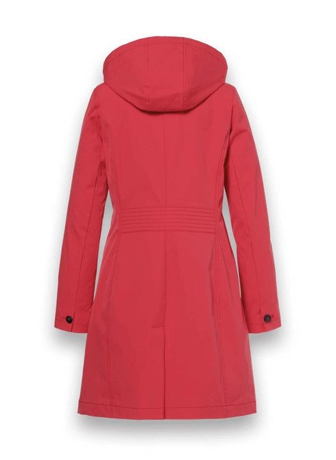 District Women's Coral Sun Lotus Jacket – Vibrant Lightweight Structured Jacket