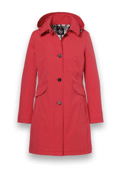 District Women's Coral Sun Lotus Jacket – Vibrant Lightweight Structured Jacket