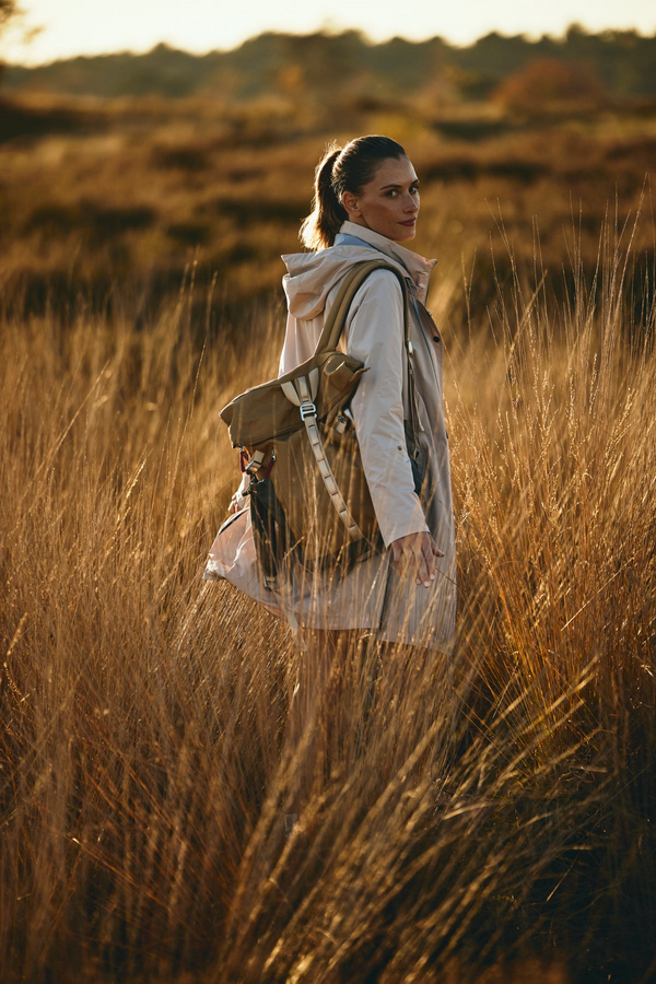 District Womens Long Water-Repellent Petunia Jacket Sand LM17130261777-7010