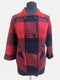 Castle Check Double Breasted Knitted Jacket LT007 0191 - Poppy