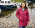 Lighthouse Laurel AW26 in Berry Mid-Length Eco-Fill Padded Coat