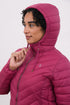 Lighthouse Laurel AW26 in Berry Mid-Length Eco-Fill Padded Coat