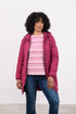 Lighthouse Laurel AW26 in Berry Mid-Length Eco-Fill Padded Coat