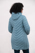 Lighthouse Laurel AW26 in Bluestone Mid-Length Eco-Fill Padded Coat