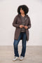 Lighthouse Laurel AW26 in Cocoa Mid-Length Eco-Fill Padded Coat