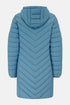 Lighthouse Laurel AW26 in Bluestone Mid-Length Eco-Fill Padded Coat