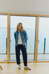 Freequent Navy Blazer FQHAMY Barrel Leg Pants 211369 Navy Blazer
