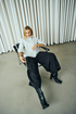 Freequent JULES Culottes Black Extra Wide Leg High Waist 206770