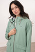 Lighthouse Sage Lucy Long Knee-Length Rubberised Waterproof Jacket