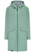 Lighthouse Sage Lucy Long Knee-Length Rubberised Waterproof Jacket
