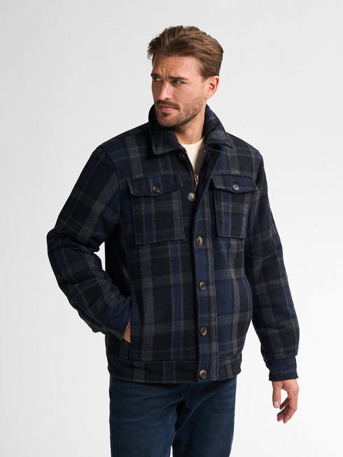 Petrol Minnesota Wool Blend Twill Jacket M-3050-JAC114 5090 Deep Capri