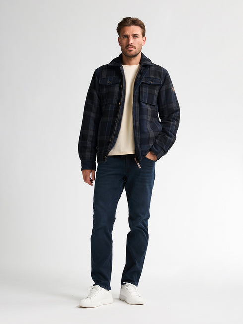 Petrol Minnesota Wool Blend Twill Jacket M-3050-JAC114 5090 Deep Capri