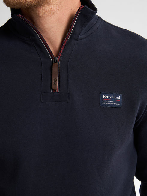 Petrol 1/4 Zip Sweater Prairie du Chien M-3050-SWC364