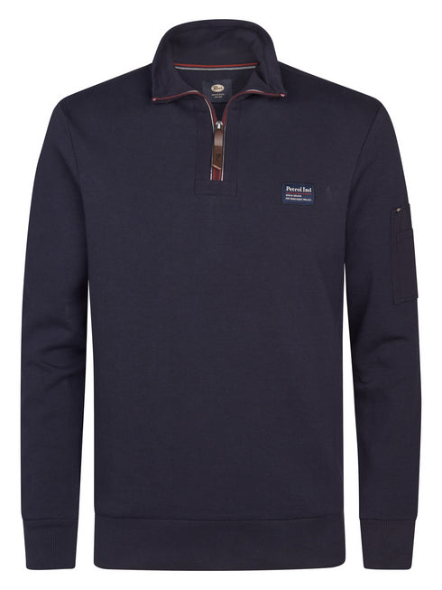 Petrol 1/4 Zip Sweater Prairie du Chien M-3050-SWC364