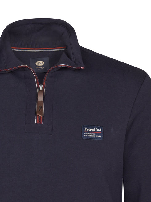Petrol 1/4 Zip Sweater Prairie du Chien M-3050-SWC364