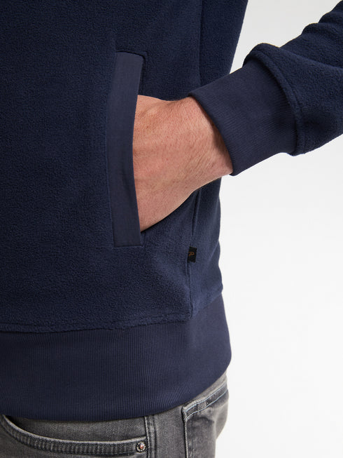 Petrol Men’s Hooded Zip Sweater Fleece Vest Ely M-3050-SWH338