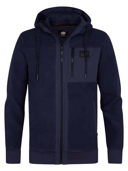 Petrol Men’s Hooded Zip Sweater Fleece Vest Ely M-3050-SWH338