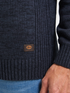 Petrol Men's Zip Collar Knitwear 5092 Royal Navy
