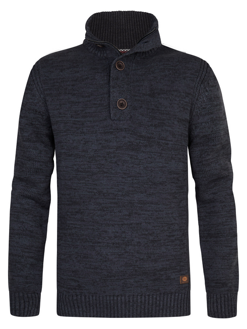 Petrol Men's Zip Collar Knitwear 5092 Royal Navy
