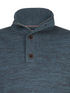 Petrol Men's Zip Collar Knitwear 5202 Storm Blue