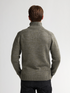 Petrol Men's Zip Collar Knitwear 6174 Mossy Stone