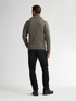 Petrol Men's Zip Collar Knitwear 6174 Mossy Stone