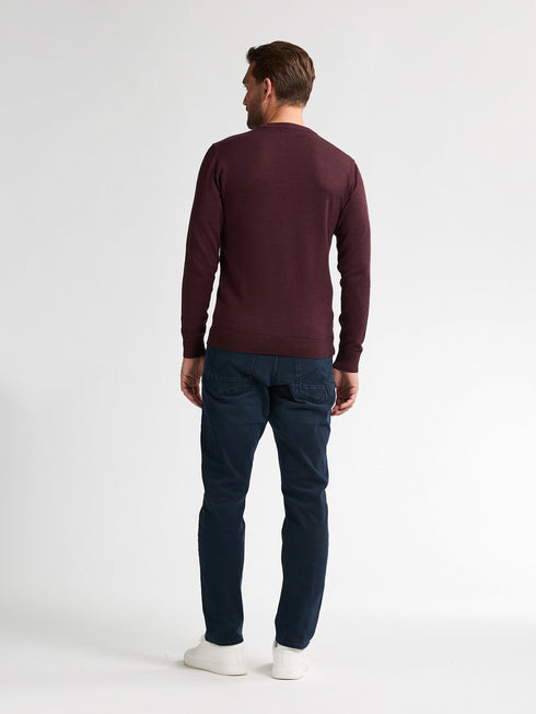 Petrol Men Knitwear Round Neck Basic M-ROS-KWR201